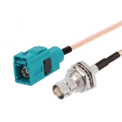 1 PC Universal Z-Shaped Male/Female to BNC Plug/Jack Pigtail Cable (15CM) (FakraK-BNCK)