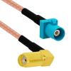 Universal to SMA Plug/Jack RG316 (50CM) Z-Type Male/Female (Water Blue) Pigtail Cable Adapter (Type 6) view 1