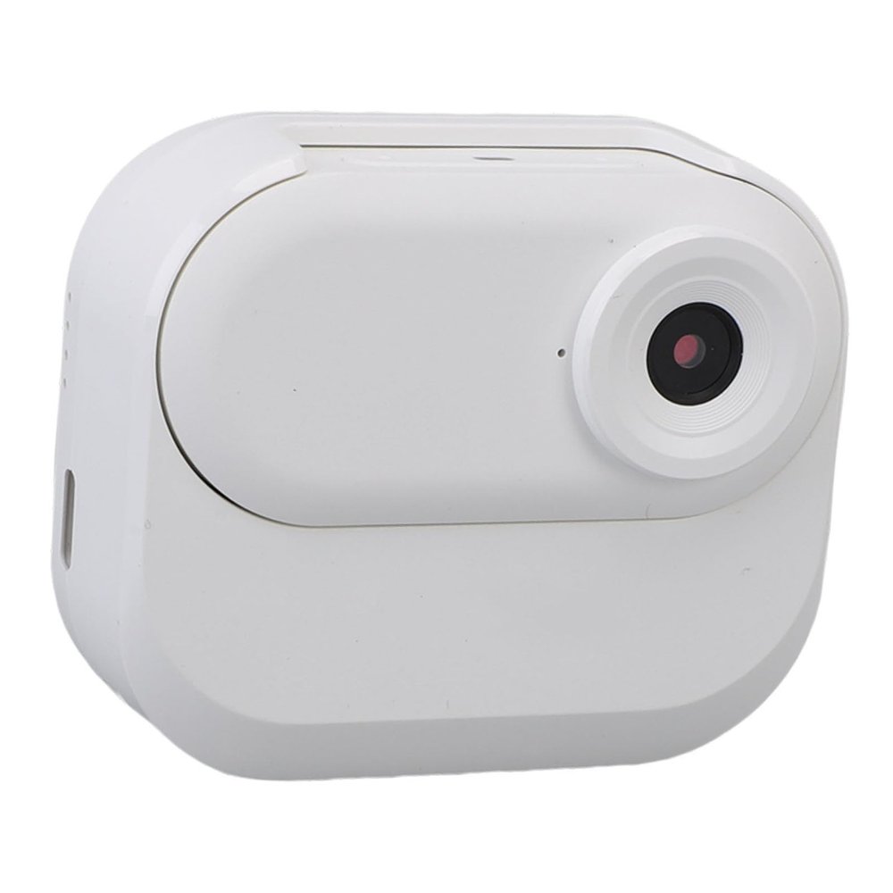Zyyini Mini Body Camera, 1080P HD Wearable DV Camcorder with Magnetic Design and Night Vision, POV Video Recording for Cycling Travel Sports Vlog Camping (White)