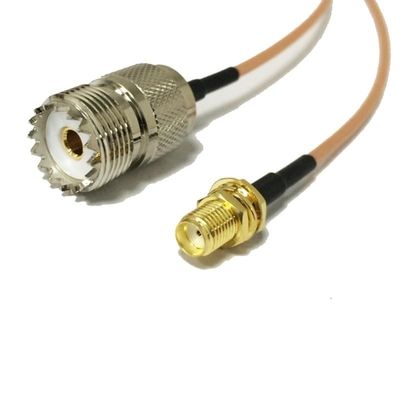 SMA Female Male Switch UHF Plug SO239 Patch Cord Adapter RG316 6 Inch for Wireless Modem (50cm) (Type 4)