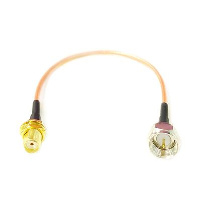 SMA Female nut to F Straight Pigtail Cable RG316, Suitable for WiFi Wireless 3G 4G Modem (300CM)