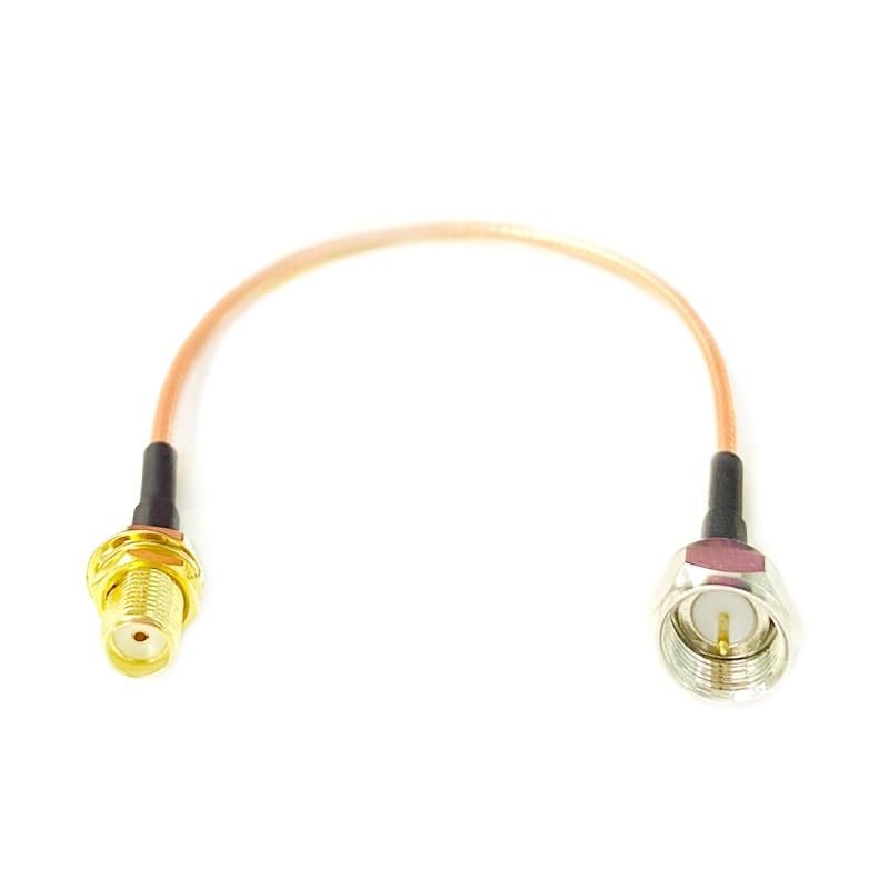 SMA Female nut to F Straight Pigtail Cable RG316, Suitable for WiFi Wireless 3G 4G Modem (300CM)