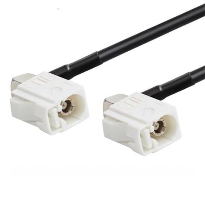 (B) Female to Female Right Angle Pigtail Cable Adapter RG174 (50CM)