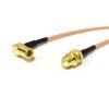 SMA Male Plug Female to SMB Right Angle RA Patch Cable for Wi-Fi (30cm) (SMA Female) view 1