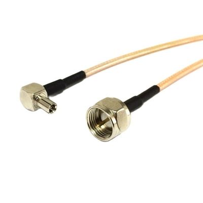 3G Modem Cable TS9 Right Angle Switch F-Type Male Pigtail Adapter RG316 30cm