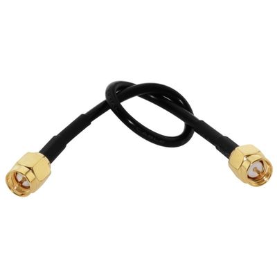 SMA Male to SMA Male Plug Jack Connector Pigtail Extension Cable (400CM) (RG174)