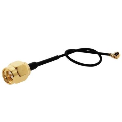 U.FL to SMA Male 1.13mm Pigtail Cable for PCI WiFi Card Wireless Router Extender (20cm)