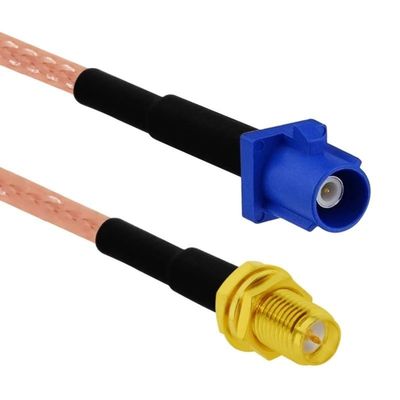 C-Type Male Female Blue to SMA Plug Jack Pigtail Cable Adapter RG316 (50CM) (Type4)