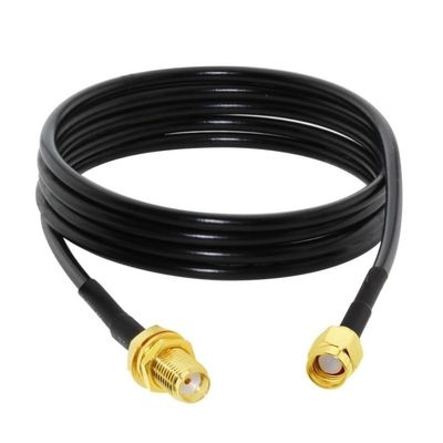 SMA Male to Female Plug Jack Connector Pigtail Extension Cable, Suitable for (20CM) (RG174)