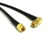 1 Piece SMA Male Switch SMA Plug Right Angle Pigtail Cable for WiFi Wireless Modem (400cm) (RG58) view 1
