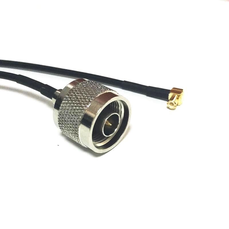 1 x MCX Plug Right Angle RA to N Male Patch Cable Adapter for WiFi Router (1000CM) (RG174)