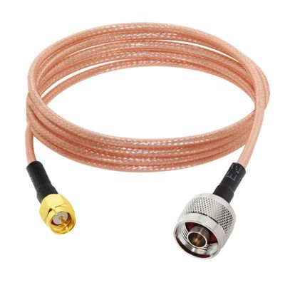 Wireless Antenna Extension Cable SMA Male Female RP to N-Type Plug Jack with Nu Pigtail Adapter RG316 100cm (Type 1)