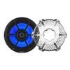 DS18 NXL-8MD/BK 8 Waterproof Marine & Powersports Speakers  2-Way Hybrid Design, 350W RMS, RGB LED Lights, Neodymium Magnet, Stainless Steel Grill - Pair view 2