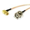 SMA Plug to BNC Male/Female Bulkhead Pigtail Cable Adapter (30CM) (SMAJW-BNCJ) view 1