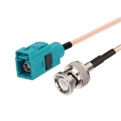 1 PC Universal Z-Shaped Male/Female to BNC Plug/Jack Pigtail Cable (15CM) (FakraK-BNCJ)