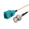 1 PC Universal Z-Shaped Male/Female to BNC Plug/Jack Pigtail Cable (15CM) (FakraK-BNCJ) view 1
