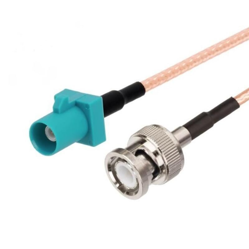 1 PC Universal Z-Shaped Male/Female to BNC Plug/Jack Pigtail Cable (100CM) (FakraJ-BNCJ)