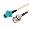 1 PC Universal Z-Shaped Male/Female to BNC Plug/Jack Pigtail Cable (100CM) (FakraJ-BNCJ) view 1