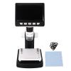 Vikye Digital Microscope, 1000X Handheld Portable Magnifier with 4.3Inch Color Screen 8 LED Lights for Adults Kids and Jewelry Inspection view 1