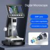 Vikye Digital Microscope, 1000X Handheld Portable Magnifier with 4.3Inch Color Screen 8 LED Lights for Adults Kids and Jewelry Inspection view 3