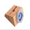 Klaas Artisan Blow Glass & Wood Smartphone Stand, Natural Passive Speaker Amplifier, Desk Organizer, Universal Compatibility, Unique Handcrafted Gift (Blue) view 3