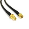 WiFi Antenna Extender RP-SMA Female Jack to SMA Male Plug Jumper Cable (200CM) (RG58) view 1