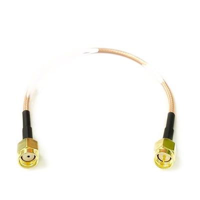 SMA Male to RP Plug with Socket Pigtail Cable Adapter Antenna Extension Cable (30cm)