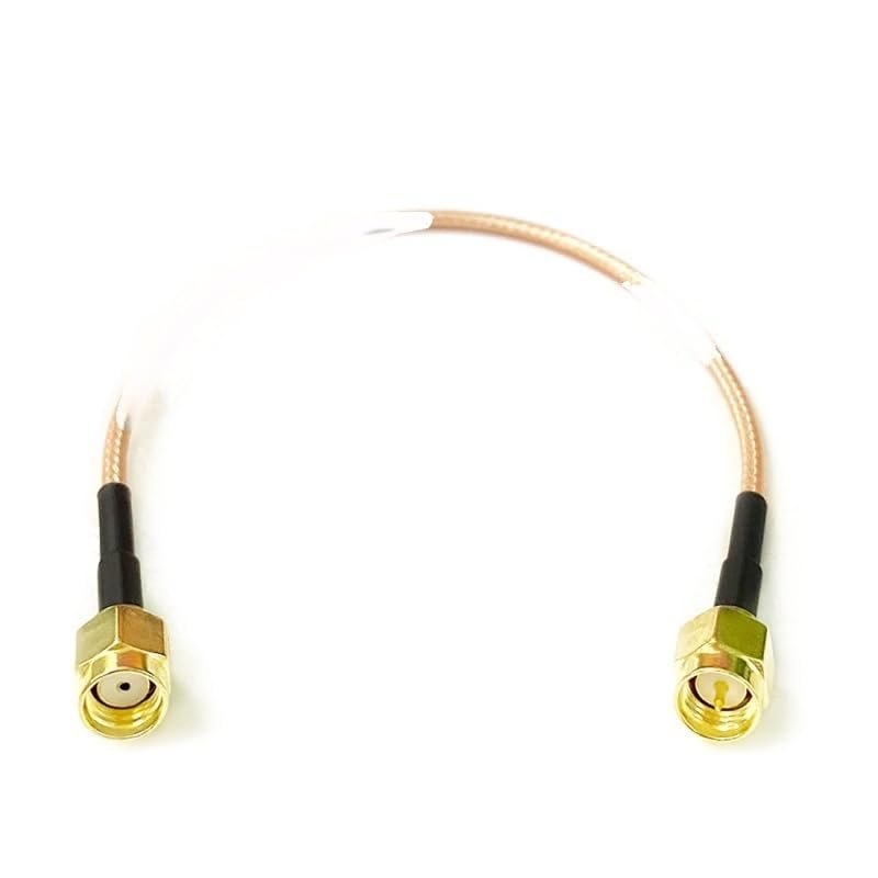 SMA Male to RP Plug with Socket Pigtail Cable Adapter Antenna Extension Cable (30cm)