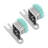 DIYEAH 2pcs Magnetic Head Replacement for Cassette Tape Recorder Stereo Dual Channel Bracket with Independent Button Audio Cassette Recorder Supply Part view 1