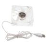 Angoily Transparent USB Pet Cage Cooling Fan for Hamster Rabbit Portable Lightweight Acrylic Fan for Small Animals with Sturdy Plastic for Improving Pet Comfort and Ventilation view 1
