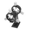 DIYEAH Adjustable Pointer Bracket for Telescope Mount Accessory with Large Grip Screws Secure Scope Support for Monocular Parts Black Outdoor Astronomy Tool view 1