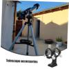 DIYEAH Adjustable Pointer Bracket for Telescope Mount Accessory with Large Grip Screws Secure Scope Support for Monocular Parts Black Outdoor Astronomy Tool view 3