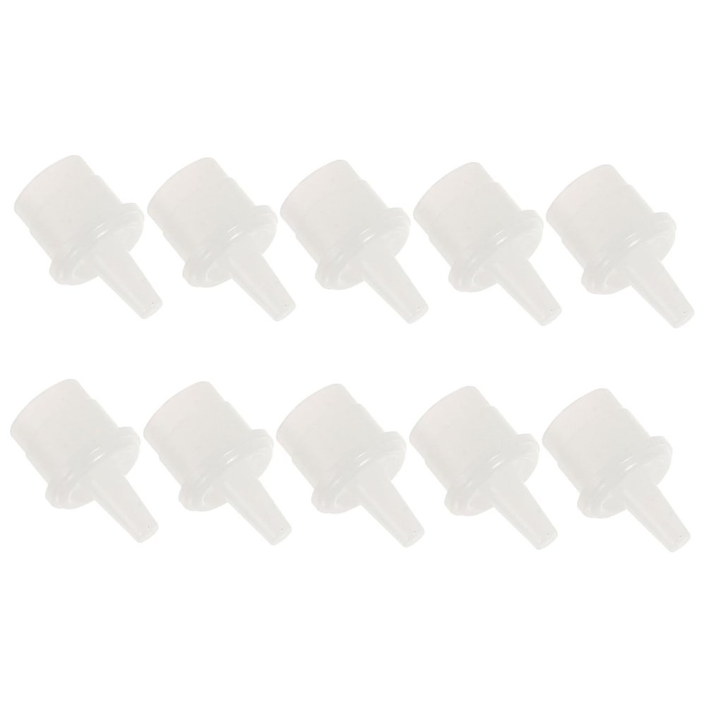 Beaupretty 100PCS Eyelash Glue Bottle Mouth Replacement Caps Stopper Seal for Lash Bond Control and Preservation Suitable for Eyelash Extension Tools and Home Use