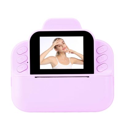 GOWENIC Instant Print Camera for Kids, Christmas Birthday Gifts for Girls Boys, Video Camera for Toddler, Lightweight & Portable Toy for 3 4 5 6 7 8 9 10 11 12 Year Old Children (Purple)