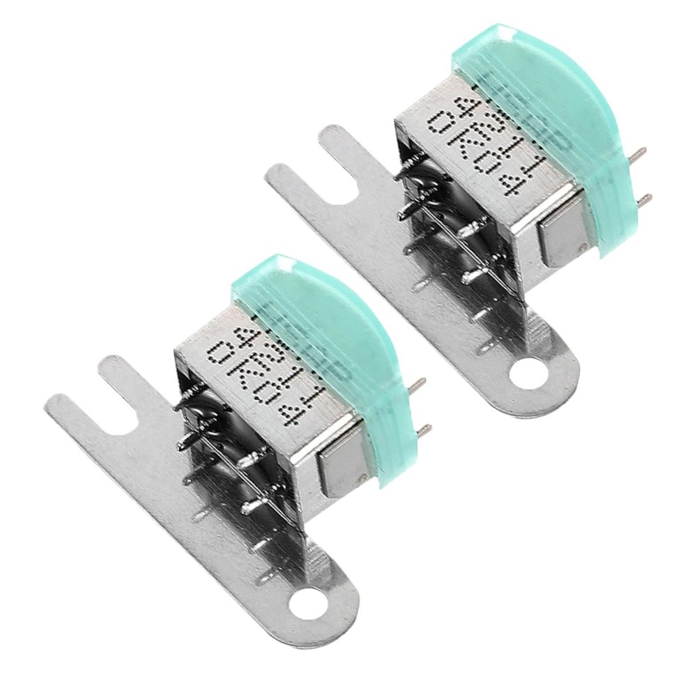 POPETPOP 2pcs Dual Channel Magnetic Head for Cassette Tape Recorder Replacement Stereo Cassette Deck Accessory Metal Construction Compatible Recorder Supply