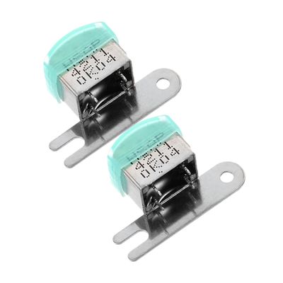 Lurrose 2pcs Metal Cassette Recorder Head Dual Channel Stereo Magnetic Replacement for Tape Decks Compatible with Various Models and Stable Recorder Accessory