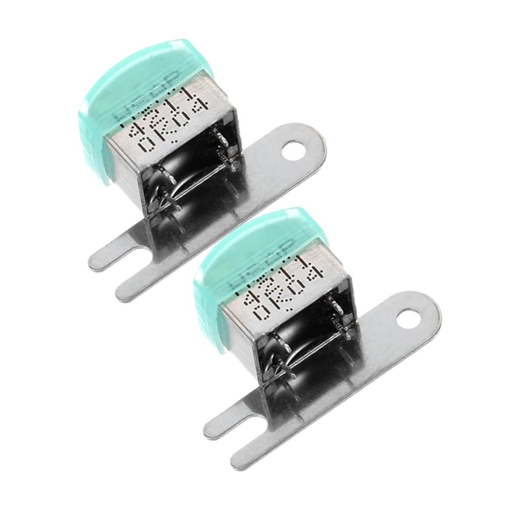 Lurrose 2pcs Metal Cassette Recorder Head Dual Channel Stereo Magnetic Replacement for Tape Decks Compatible with Various Models and Stable Recorder Accessory
