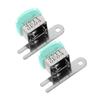 Lurrose 2pcs Metal Cassette Recorder Head Dual Channel Stereo Magnetic Replacement for Tape Decks Compatible with Various Models and Stable Recorder Accessory view 1
