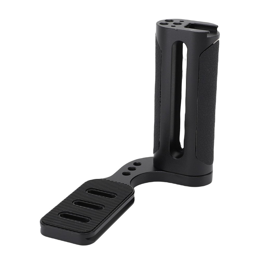 Bewinner Side Handle Camera DSLR, Top Stand Cold Sneakers No Texture Texture Camera Left Handle for Outdoor Vlog Creation