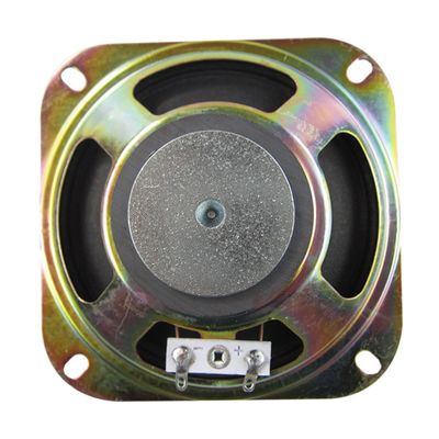 VILLCASE 2Pc Full Range Electronic Organ Audio Speakers with Metal Basket Push Terminal Connection Square Loudspeaker Units for Outdoor Broadcast and Keyboard Use Compatible