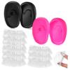 2 Pairs Silicone Ear Covers for Hair Dye, Shower Protection view 1