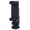 Bewinner Phone Tripod Mount Adapter, Stable Tripod Phone Holder Clamp/Holder with Double Cold Shoe for Most Phones to Record view 1