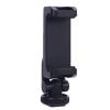 Bewinner Phone Tripod Mount Adapter, Stable Tripod Phone Holder Clamp/Holder with Double Cold Shoe for Most Phones to Record view 4