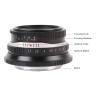 Dpofirs Handbook of Focused Lens, Manual Camera Lens 0.2 M Minimum Focus for Photo Recording (Black) view 2