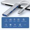 7 in 1 USB 3.0 Hub with USB C Docking Station for PC Computer Mobile Phone Tablet, High Speed Transmission, Multiple Interfaces, Lightweight Aluminum Body view 3