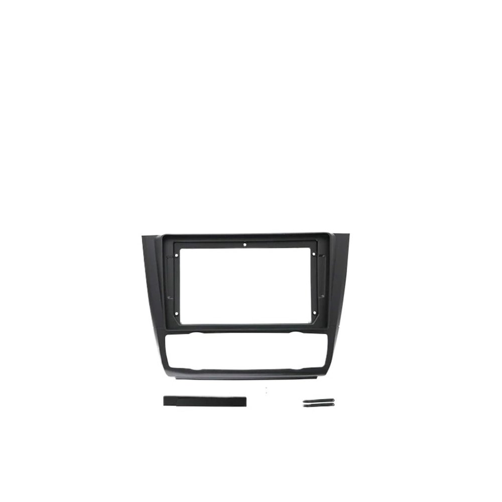Car Radio Panel Fit for BMW 1 Series E87 E81 E82 E88 2004-2011 Car Multimedia Radio Frame Fascia Panel Mounting Bracket Adapter Decoder Fit for Canbus Cable Nice-Looking(Frame A)