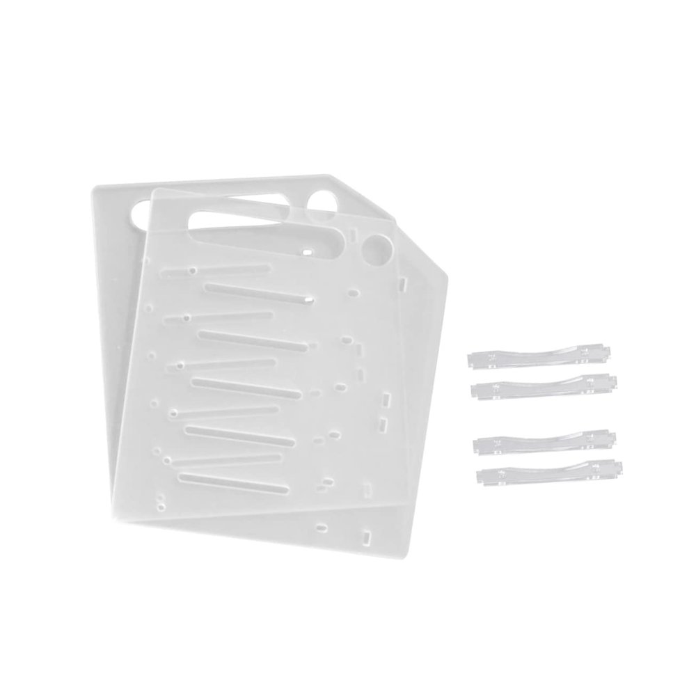 UKCOCO Transparent Hard Drive Heat Dissipating Mechanical Hard Disk Shelf Stand for Computer Case Storage and Protection