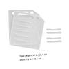 UKCOCO Transparent Hard Drive Heat Dissipating Mechanical Hard Disk Shelf Stand for Computer Case Storage and Protection view 3