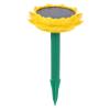 POPETPOP Solar Powered Lotus Speaker Outdoor Player Portable Buddha Songs Player with Lightweight and Easy Ground Insertion Yellow view 1