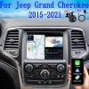 Surakey Android 14 Car Stereo Radio for Jeep GrandCherokee 2015-2021 4+64G GPS Navi for CarPlay Wireless Android Auto 8.4in Touchscreen with Bluetooth WiFi FM/RDS SWC Mirror Link Split Screen Camera view 2
